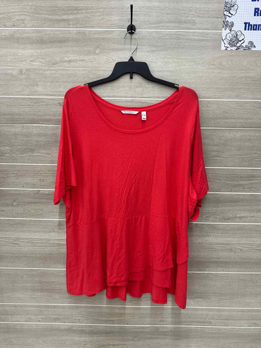 Isaac Mizrahi Coral Womens Women Size 3X/4X Shirt