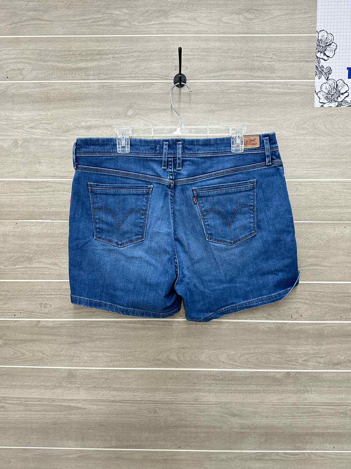 Levis Blue Womens Women Size 16 Shorts