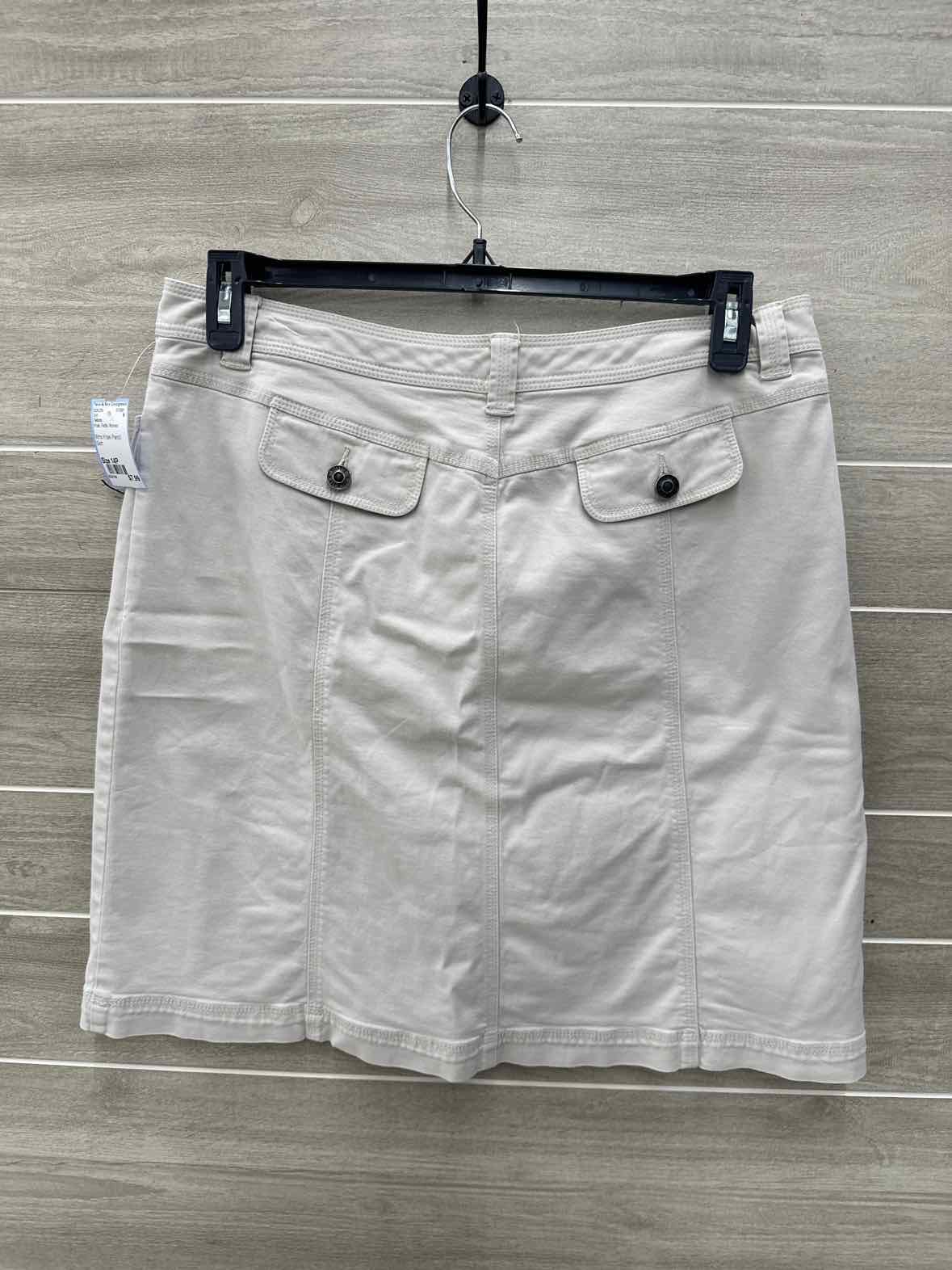 Talbots Size 14P Khaki Petite Skirt