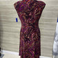 Chaps Size 10 Purple Womens Dress
