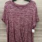 Stylus Size 1X Burgundy Plus Shirt