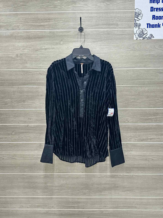 Free People Size XS Black Womens Shirt