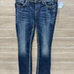 Silver Size 6/8 Blue Womens Jeans