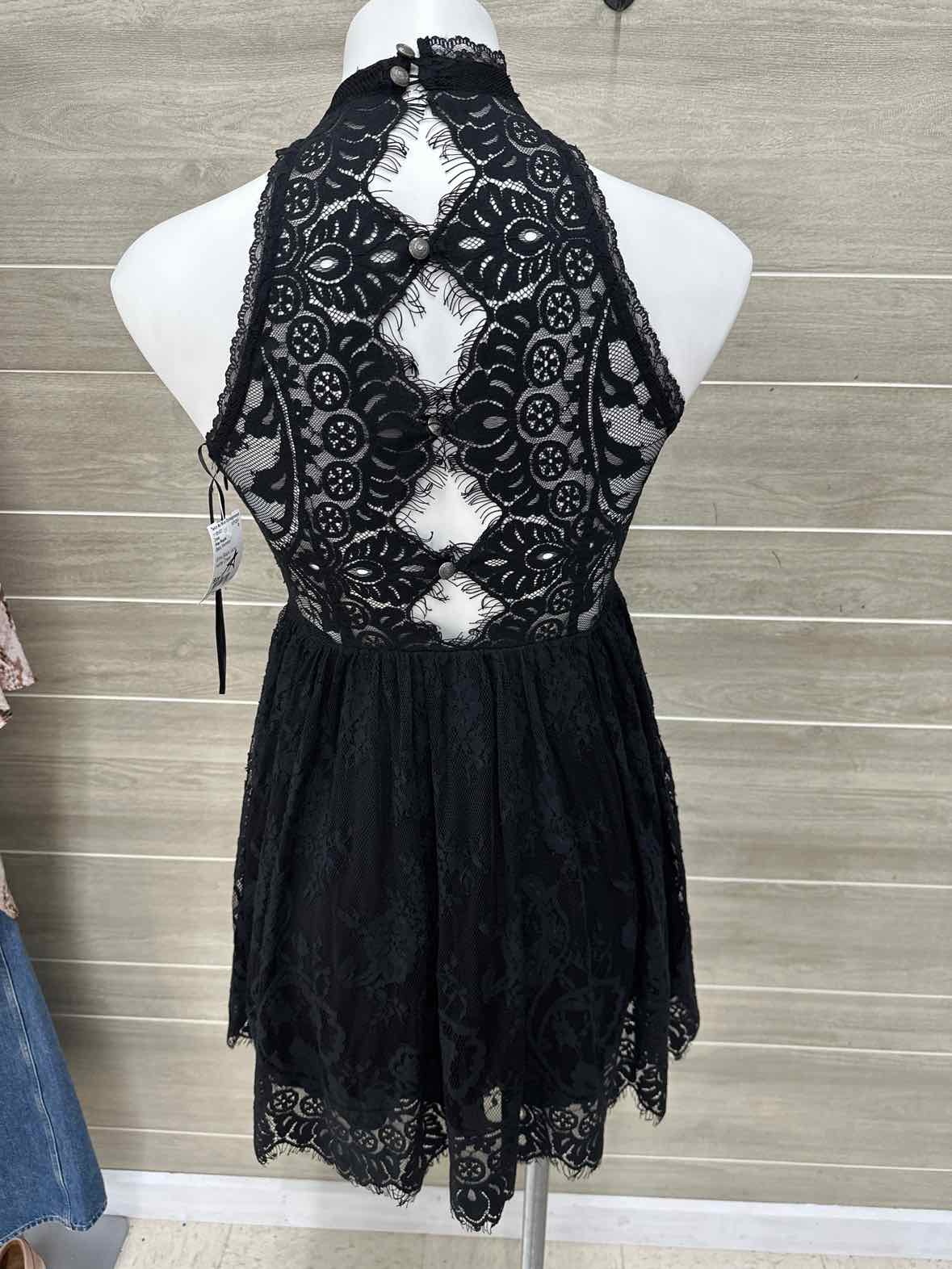 Free People Black Womens Size 0 Dress