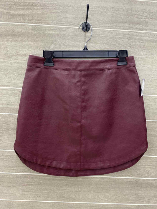 mittoshop Burgundy Womens Size 6/8 Skirt