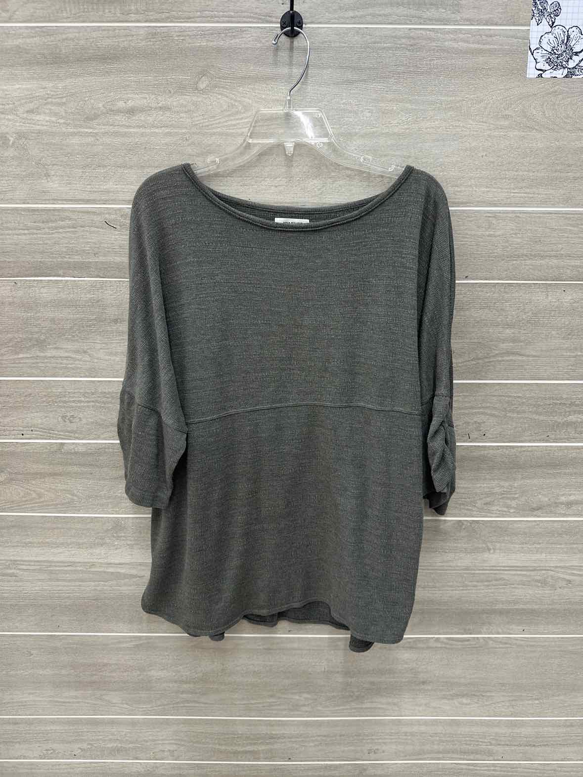 Max Studio Olive Womens Women Size 2X Shirt