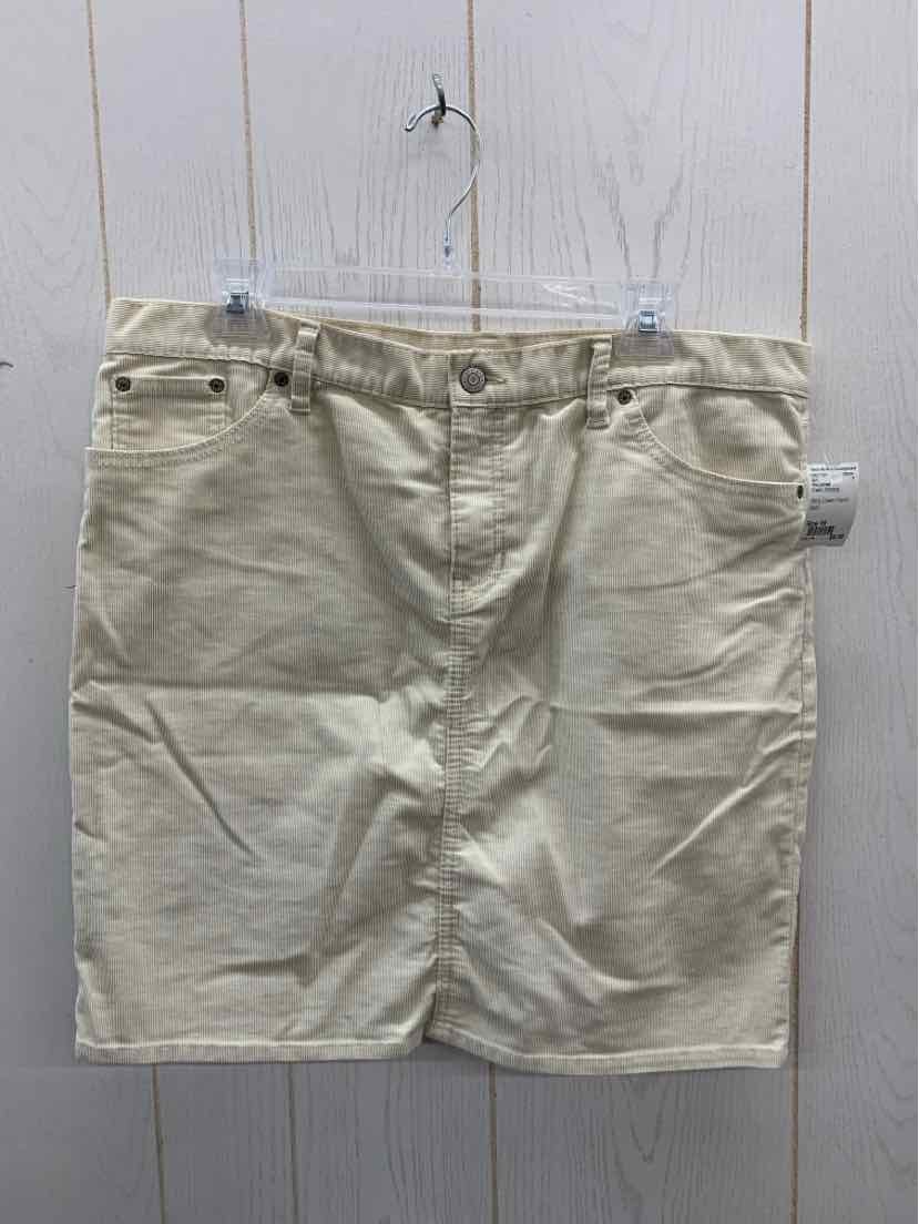 The Limited Cream Womens Size 16 Skirt