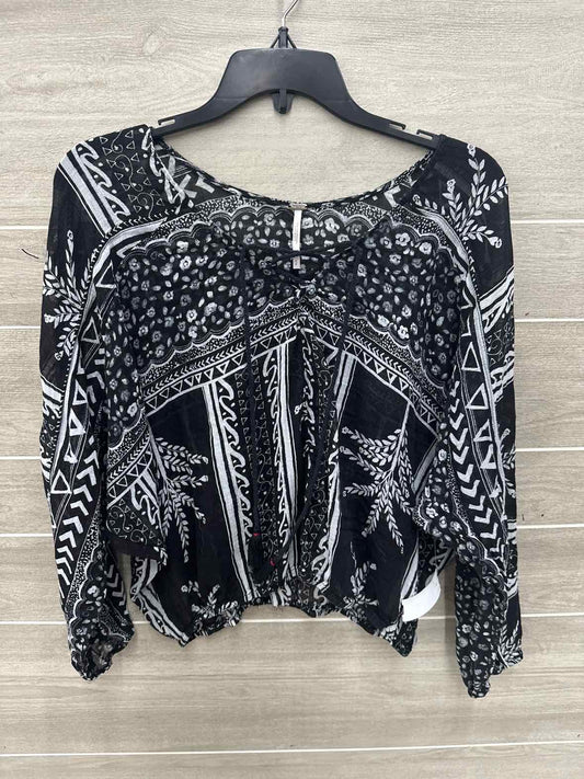 Free People Black Womens Women Size Small Shirt