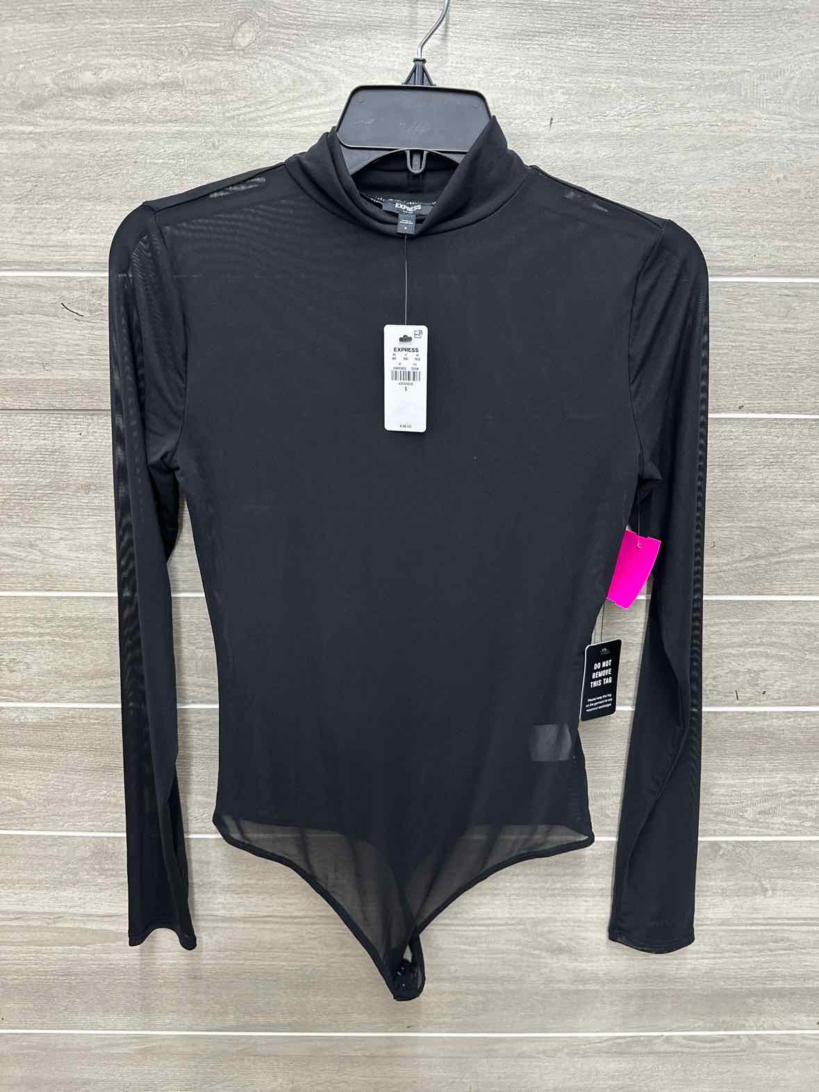 Express Size S Black Womens Bodysuit