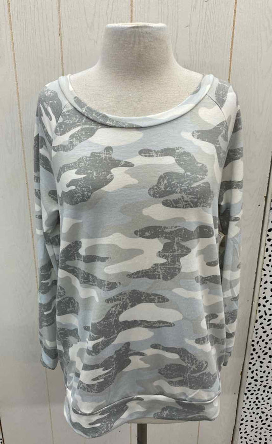 Bibi Gray Womens Size Small Shirt