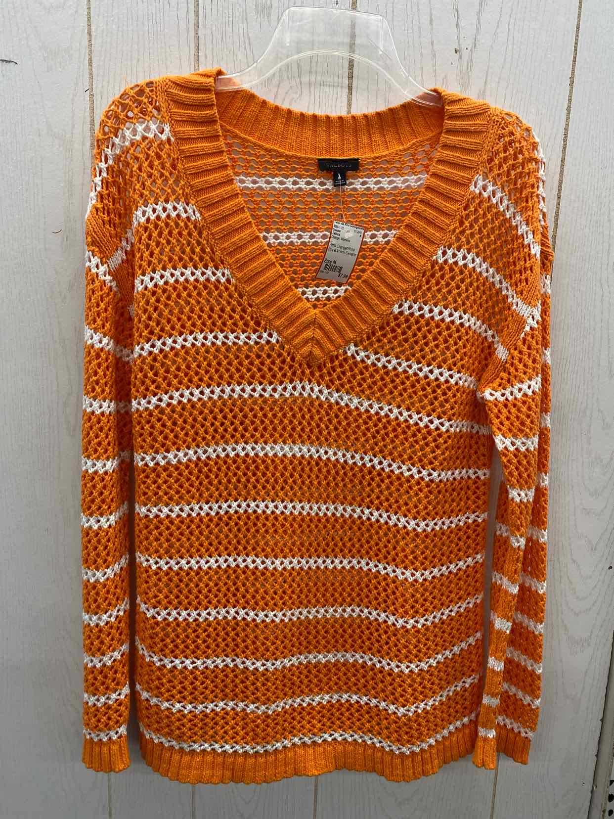 Talbots Orange Womens Size M Sweater