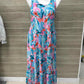 D & Co Blue Womens Women Size 12/14 Dress