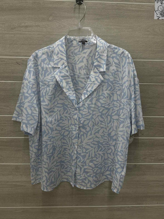 Express Blue Womens Women Size L Shirt