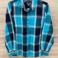 Tommy Hilfiger Size L Blue Womens Shirt