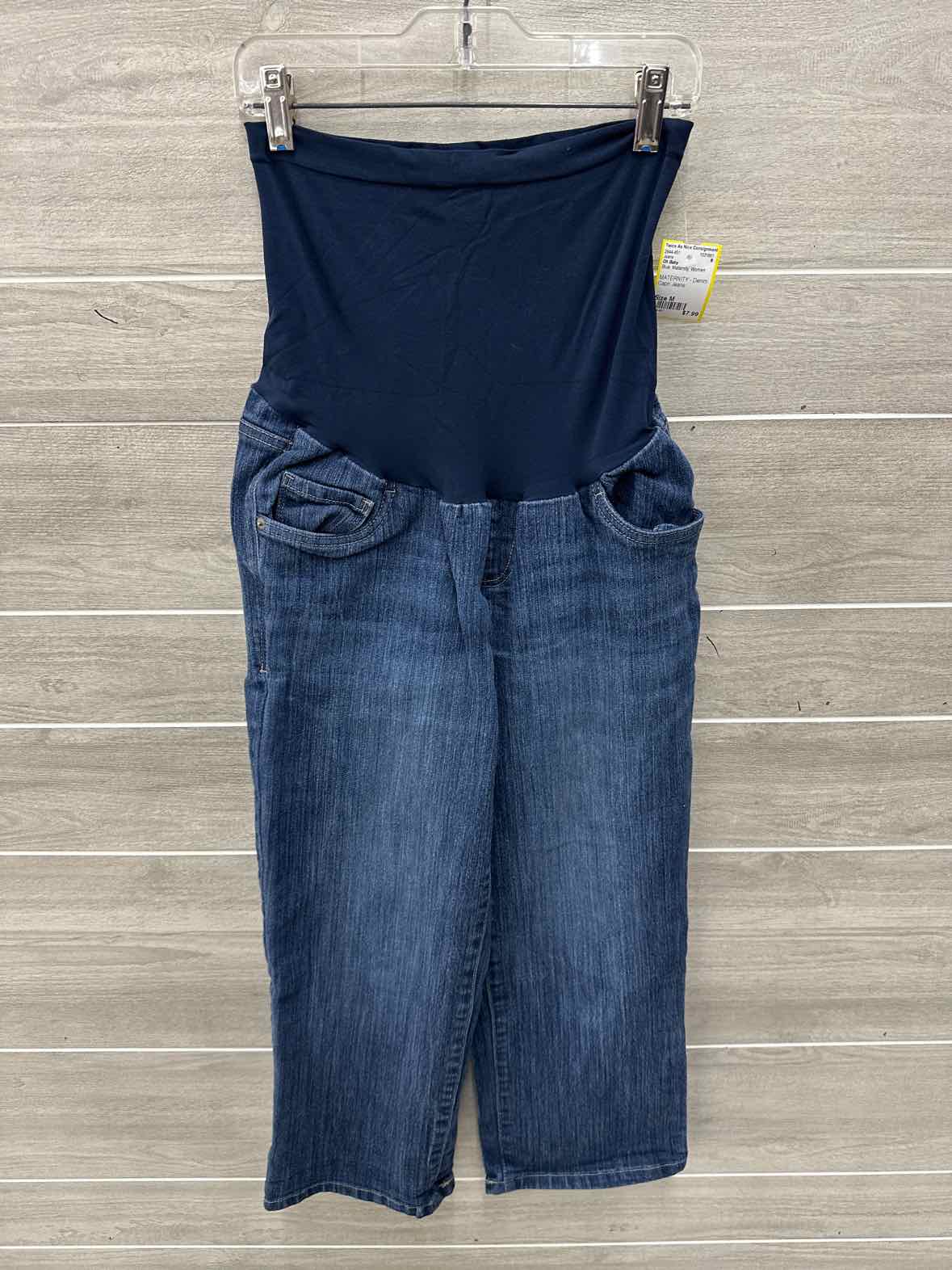 Oh Baby Size M Blue Maternity Jeans