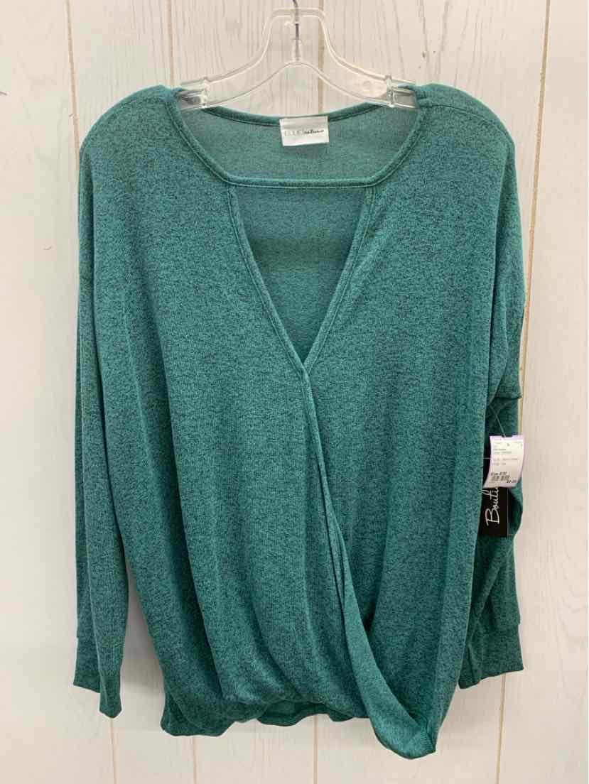 Ellie Autumn Green Womens Size S/M Shirt