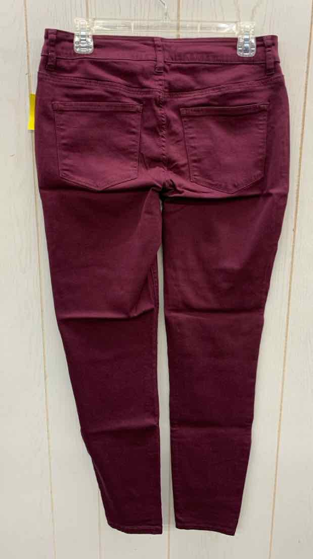 Maurices Burgundy Womens Size 8/10 Pants