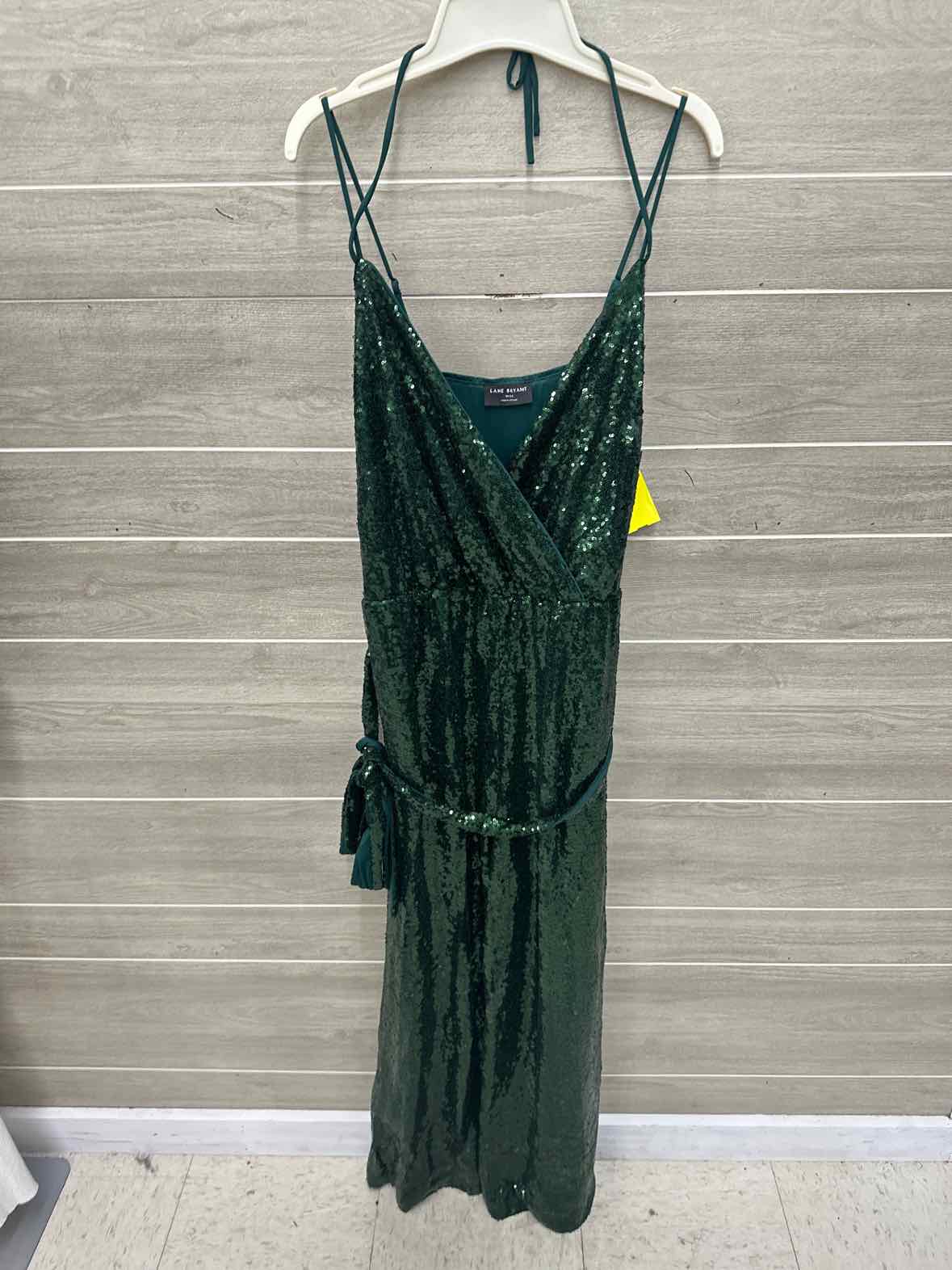 Lane Bryant Size 10/12 Green Womens Jumper