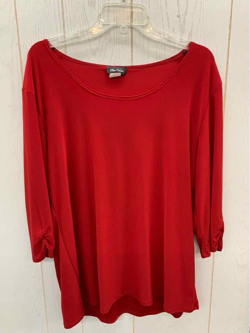 Red Womens Size XL Shirt