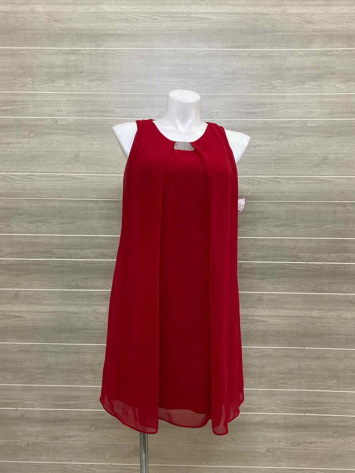 JBS Red Womens Size 12 Dress