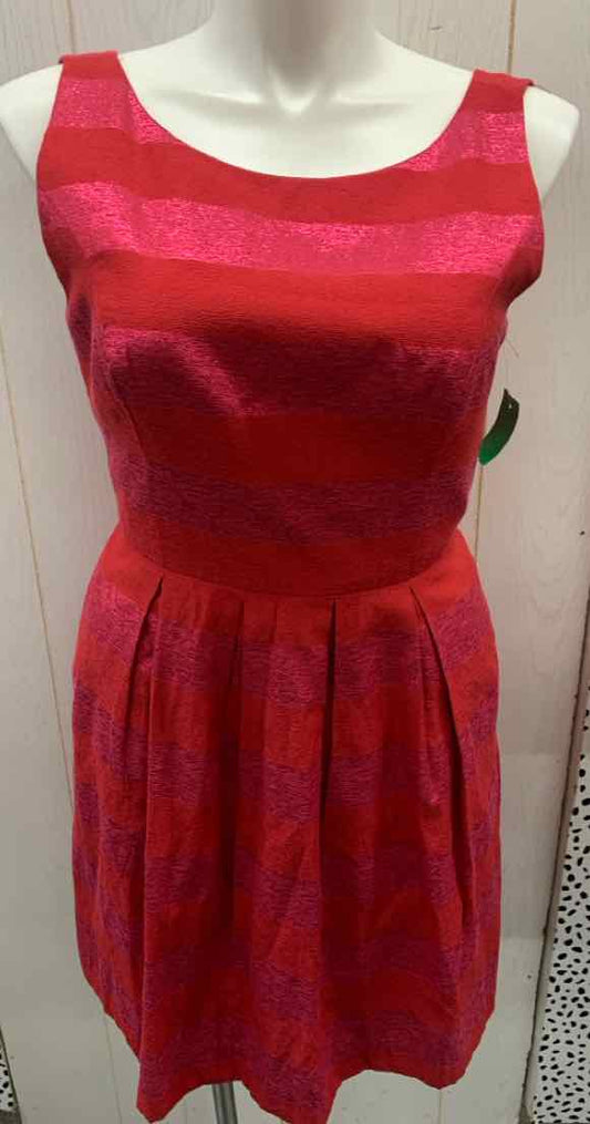 Trina Turk Red Womens Size 12 Dress