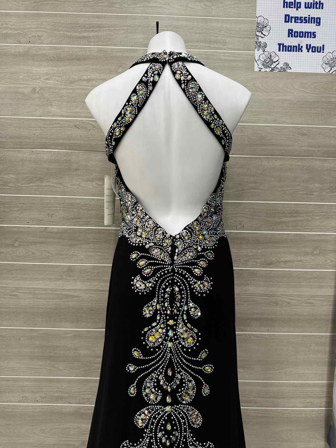 Black Womens Women Size 10/12 Gown/Evening Wear