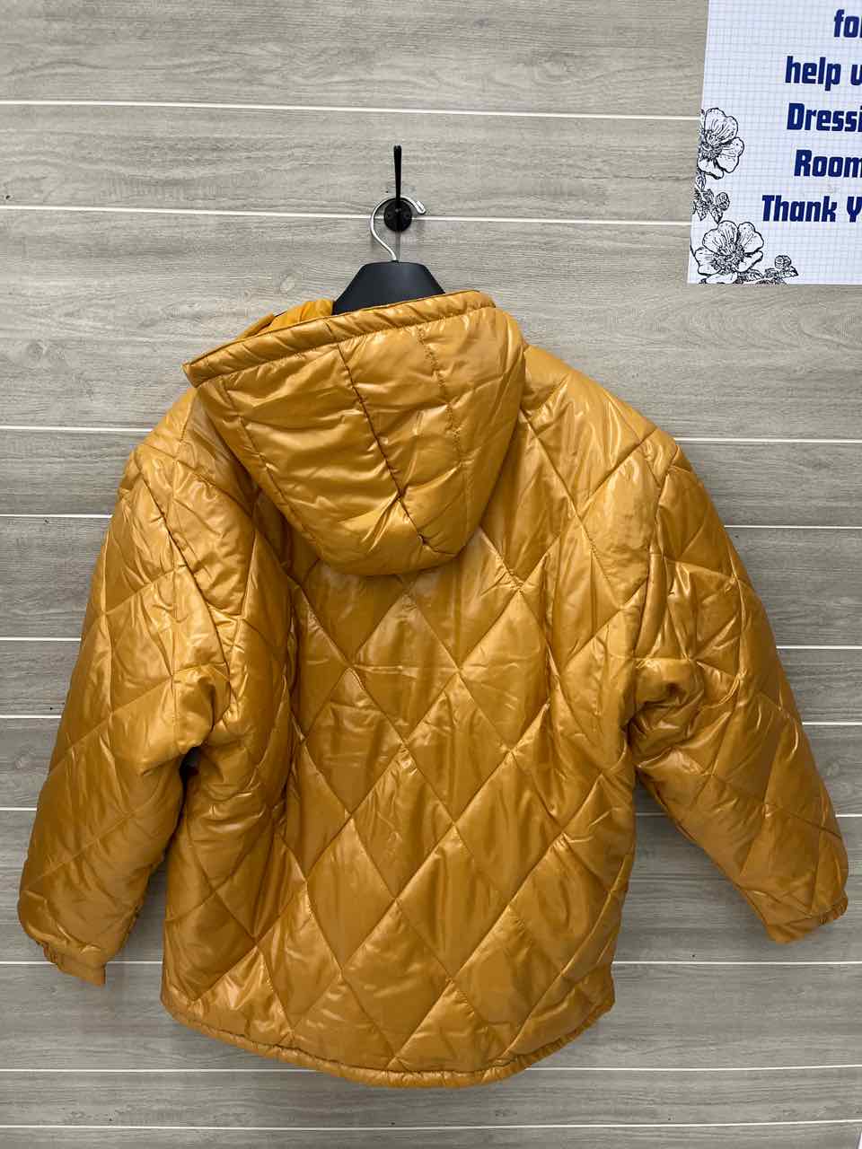 Yellow Womens Women Size 2X Jacket (Outdoor)