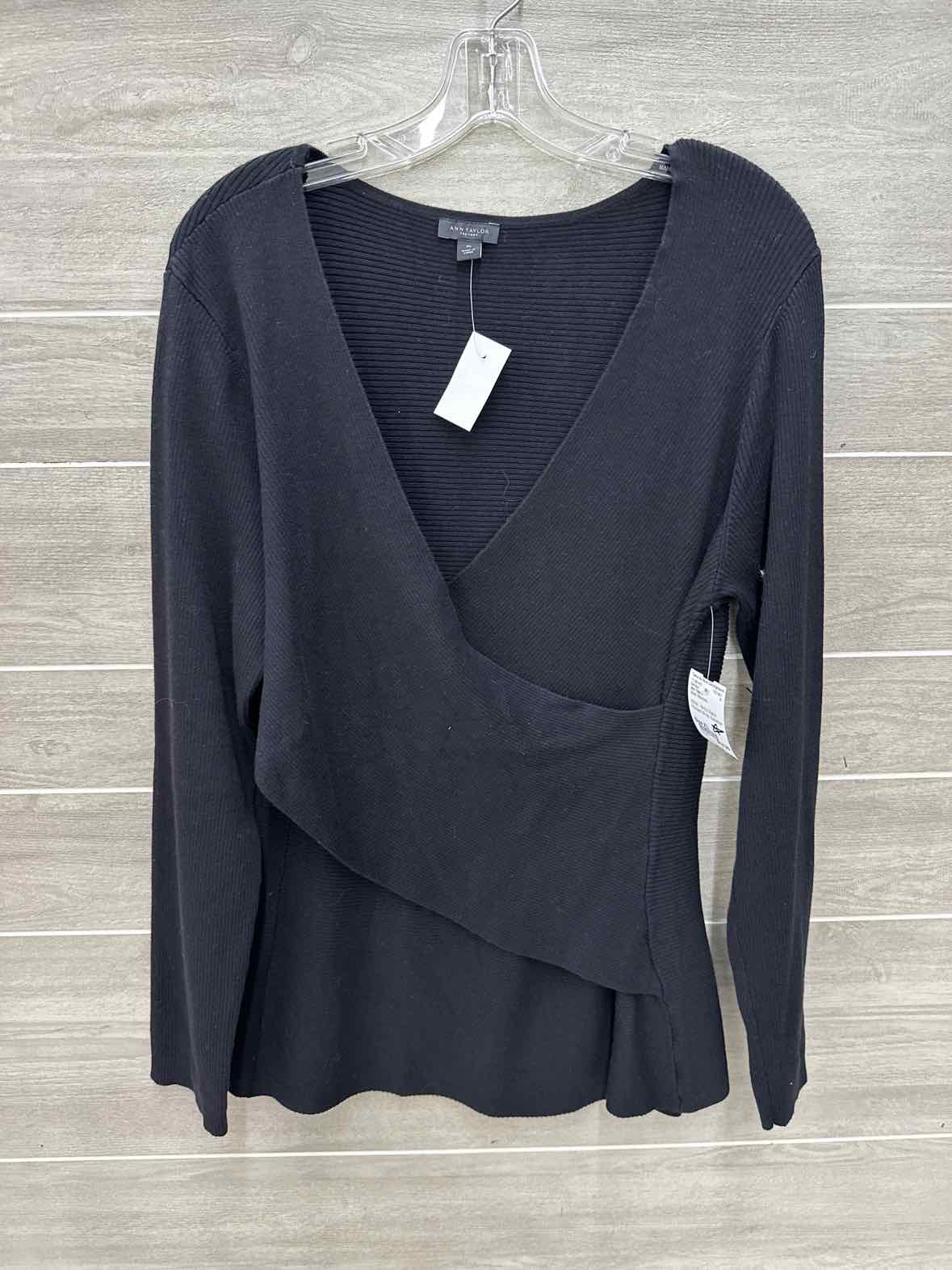 Ann Taylor Black Womens Size XL Sweater