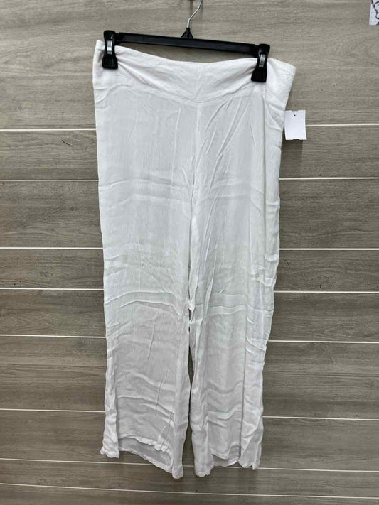 Santiki Size 8 White Womens Pants