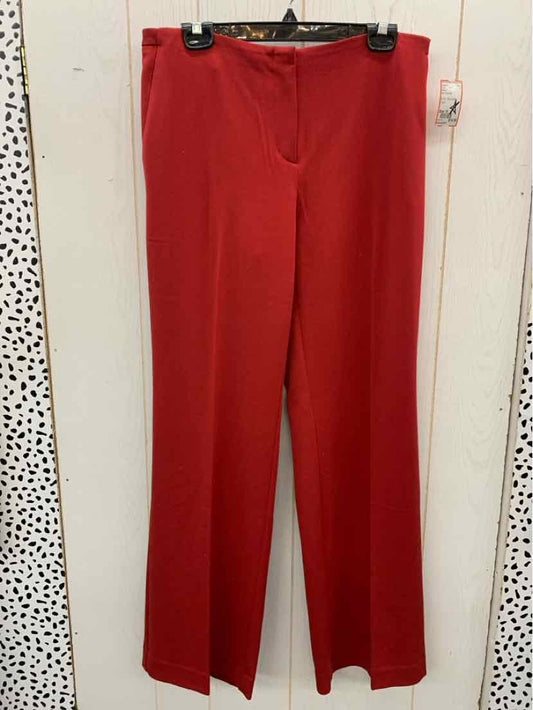 Chico's Red Womens Size 10 Pants