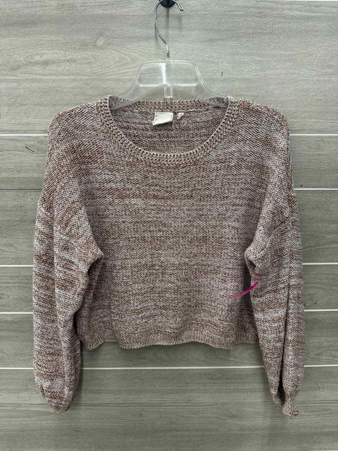 White Crow Size S Brown Womens Sweater