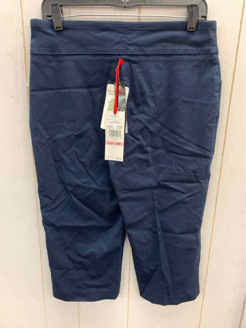 Ruby Rd. Navy Womens Size 10P Pants