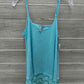 Vanity Size L Teal Womens Tank Top