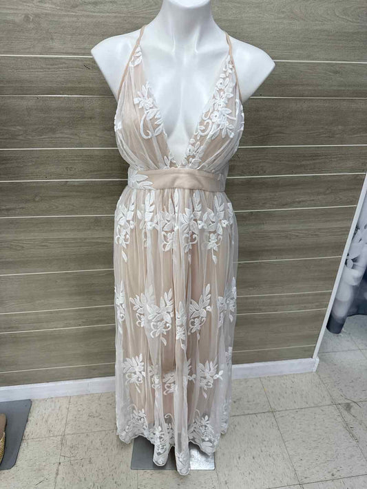Tan Womens Women Size 8 Dress