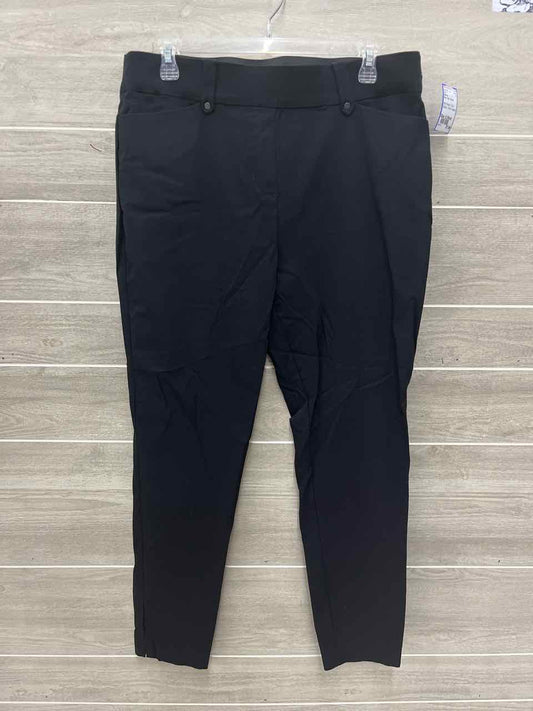 Maurices Size 12 Short Black Petite Pants