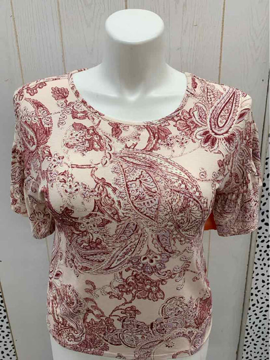 Burgundy Womens Size Small Shirt