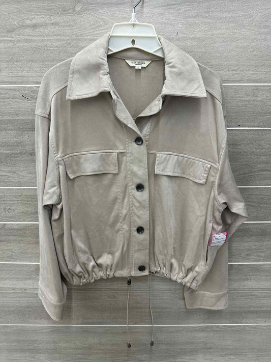 Max Studio Size 10 Tan Womens Blazer