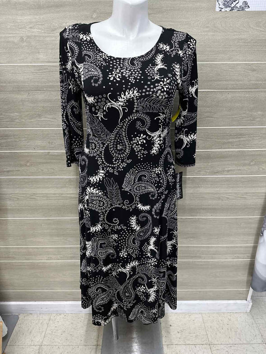 Nina Leonard Size 12 Black Womens Dress