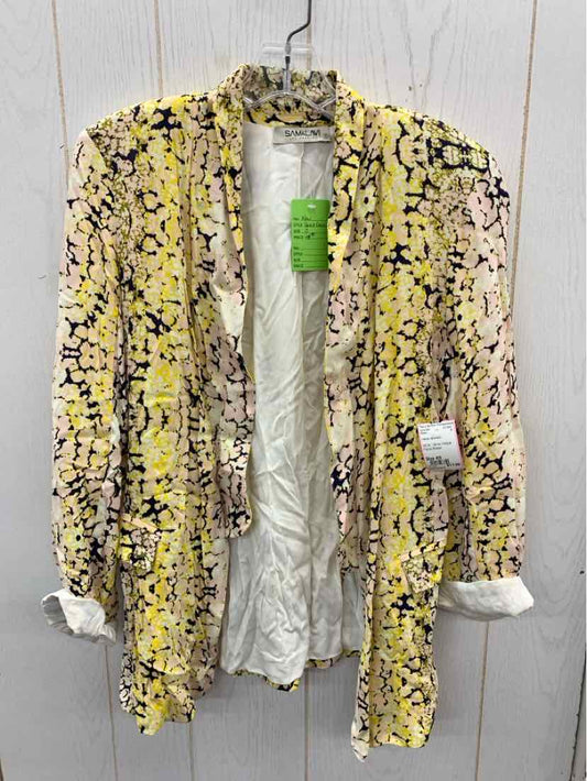 Yellow Womens Size 4/6 Blazer