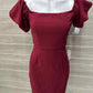 Alter'd State Size 6/8 Burgundy Womens Dress