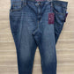 Gloria Vanderbilt Size 22W Blue Plus Jeans