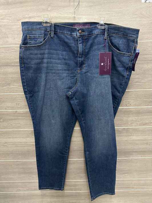 Gloria Vanderbilt Size 22W Blue Plus Jeans