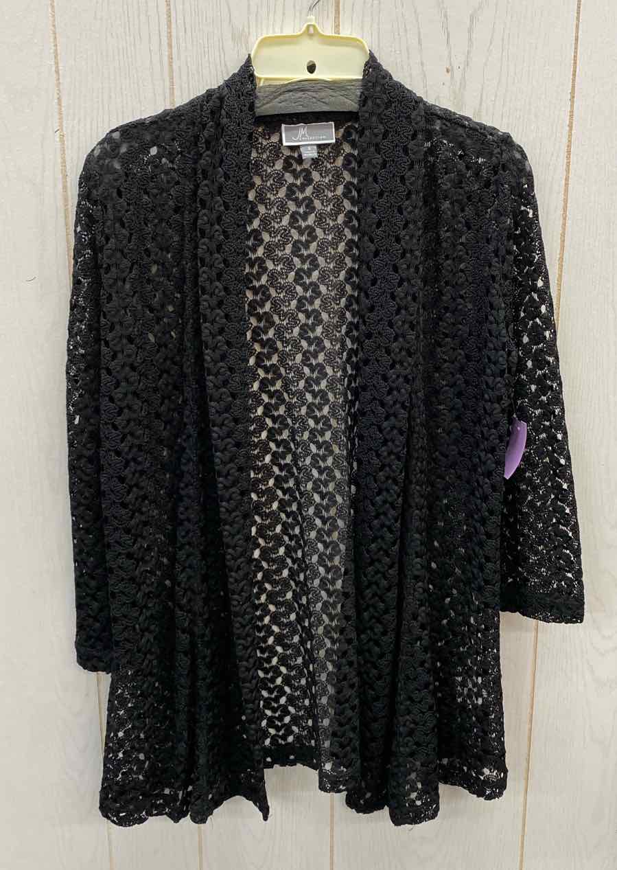 JM Collection Black Womens Size Small Shirt