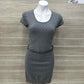 Notations Size 10 Gray Womens Dress