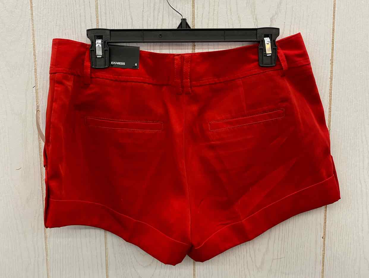 Express Red Womens Size 6 Shorts