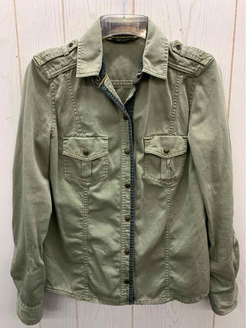 ZARA Olive Womens Size Small Shirt