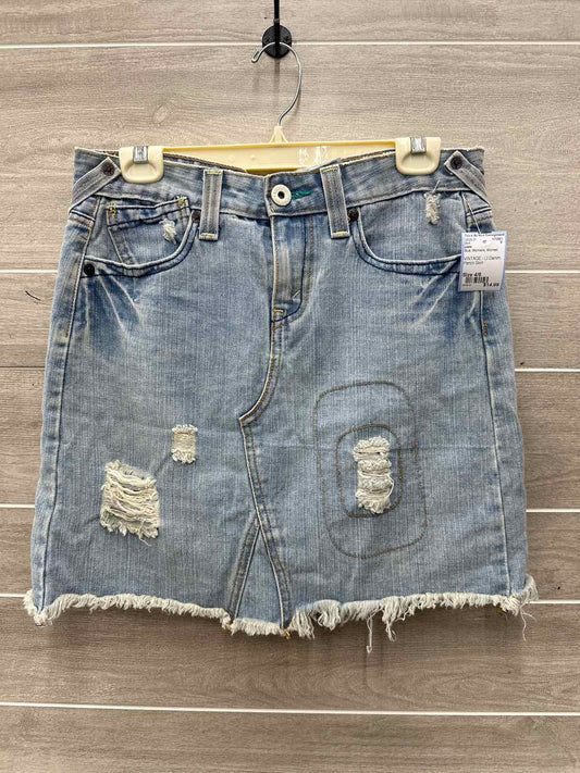 Levis Size 4/6 Blue Womens Skirt