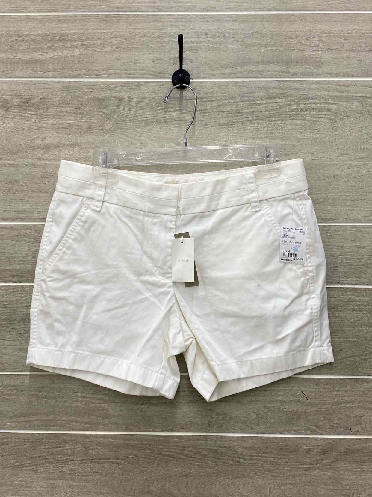 J Crew White Womens Size 4 Shorts