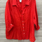 Sigrid Olsen Red Womens Size 3X Shirt