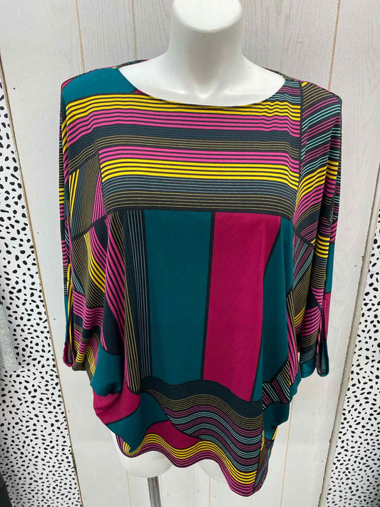 Worthington Multi-Color Womens Size 1X Shirt